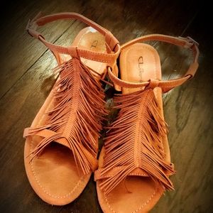 Fringe Sandals